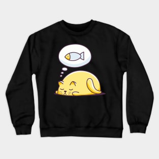 Dreaming Cat - Cat Lover Cats Crewneck Sweatshirt